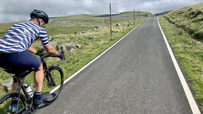 Road Climb on the Lakes and Dales Loop 